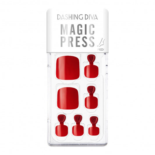 MAGIC PRESS COLOR PEDI - LOVING RED
