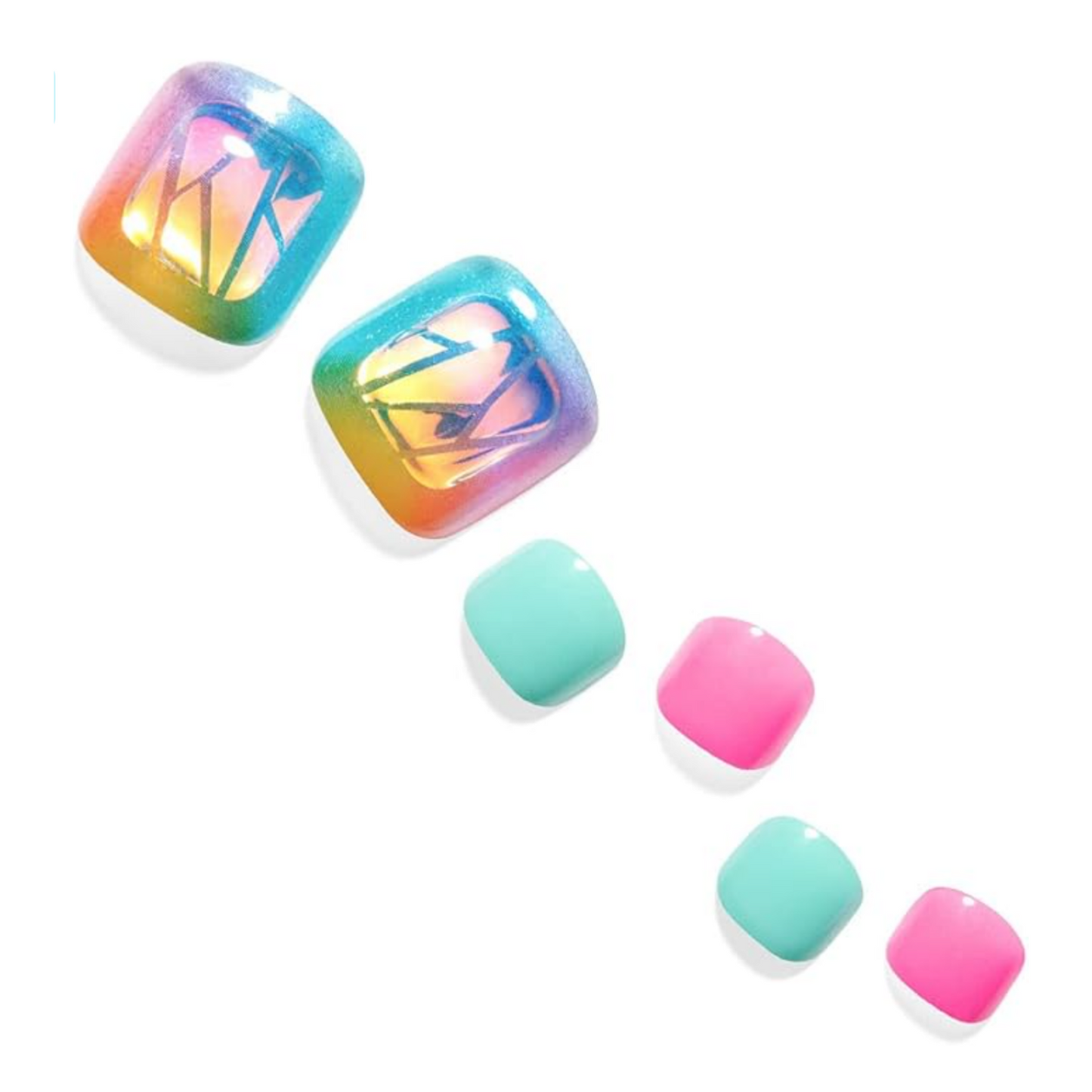 MAGIC PRESS PEDI - NEON AURORA ICE